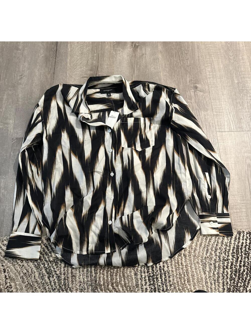 Banana Republic Women's Multi and Brown Shirt